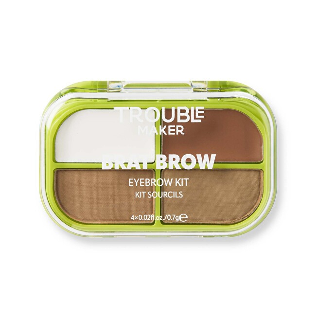 Trouble Maker Kit per sopracciglia Brat Brow - Tonalità: Marrone chiaro donna