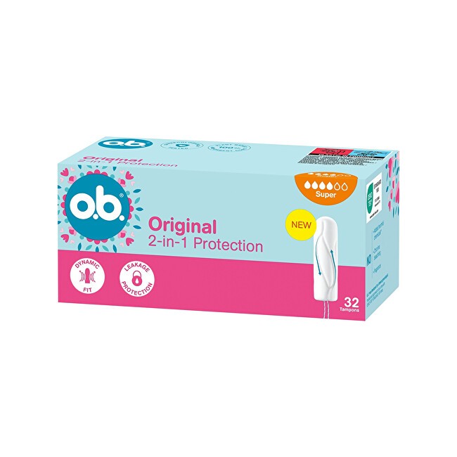 O.b. Tamponi super, 32 pezzi.