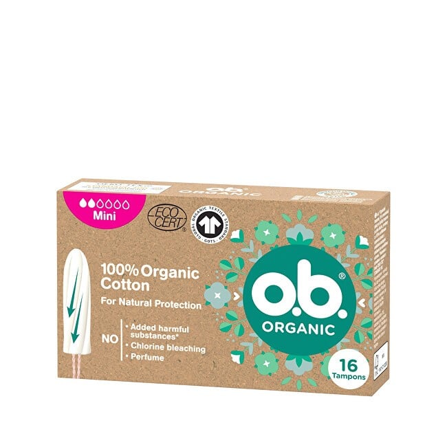 o.b. Tamponi Mini Biologici - Confezione da 16 pezzi donna