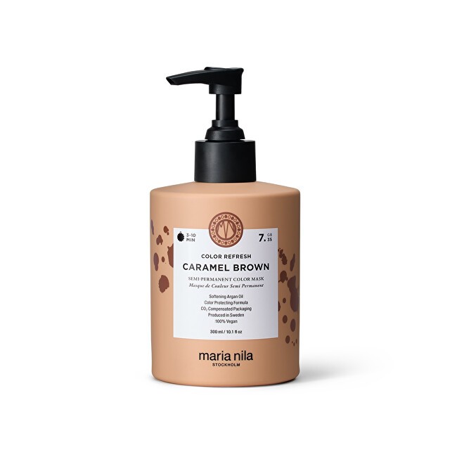 Maria Nila Color Refresh Caramel Brown 7.35 Maschera Colorante 300ml 300ml donna