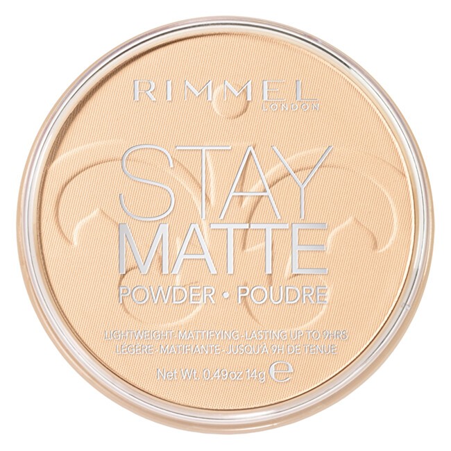 Rimmel London STAY MATTE pressed powder 005silky beige donna