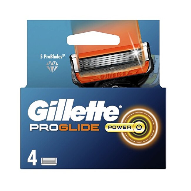 Gillette Gillette Fusion ProGlide Power 4 pezzi Testina di ricambio Uomo