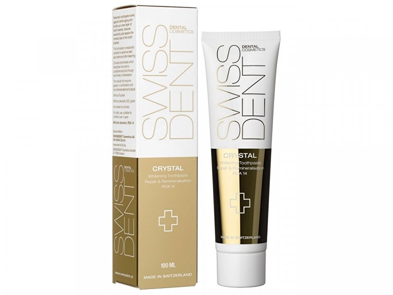 Swissdent CRYSTAL repairwhitening toothcream 100ml unisex