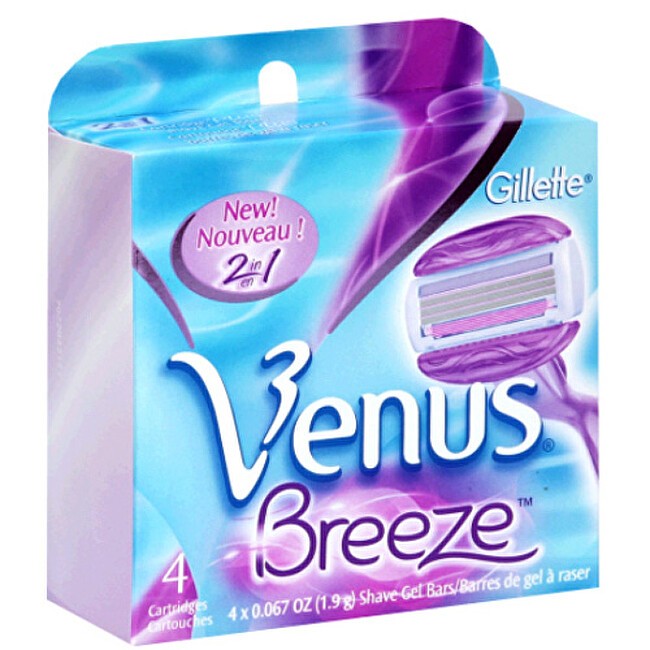 Gillette Venus Breeze 4 pezzi Testina di ricambio Donna