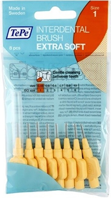 TePe Interdental Brush Extra Soft 05 mm pink 8 pcs Very fine interdental brushes donna 80ks