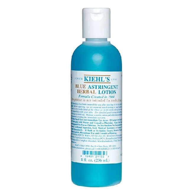 Kiehls Blue Herbal Astringent Lotion Soothing skin tonic donna 250ml