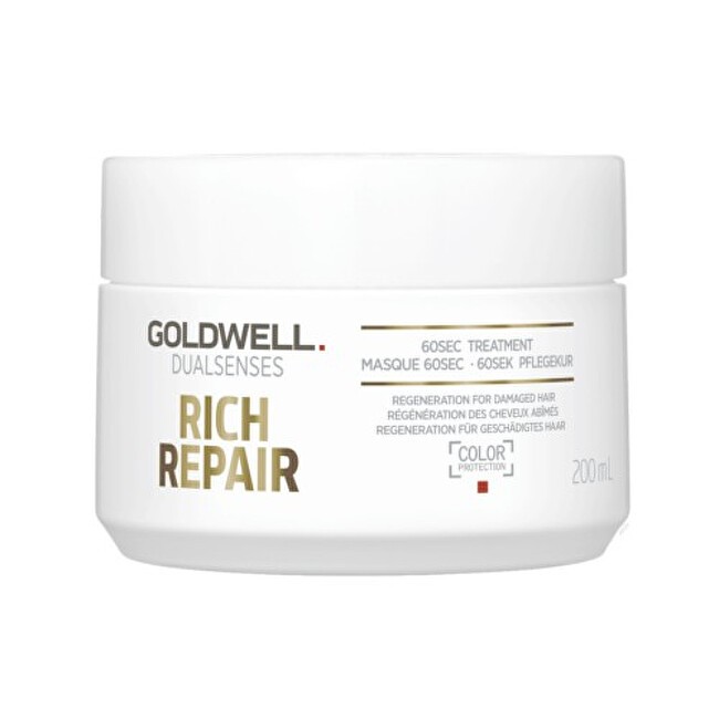 Goldwell Maschera per capelli secchi e danneggiati Dualsenses Rich Repair 60Sec Treatment 200ml Donna
