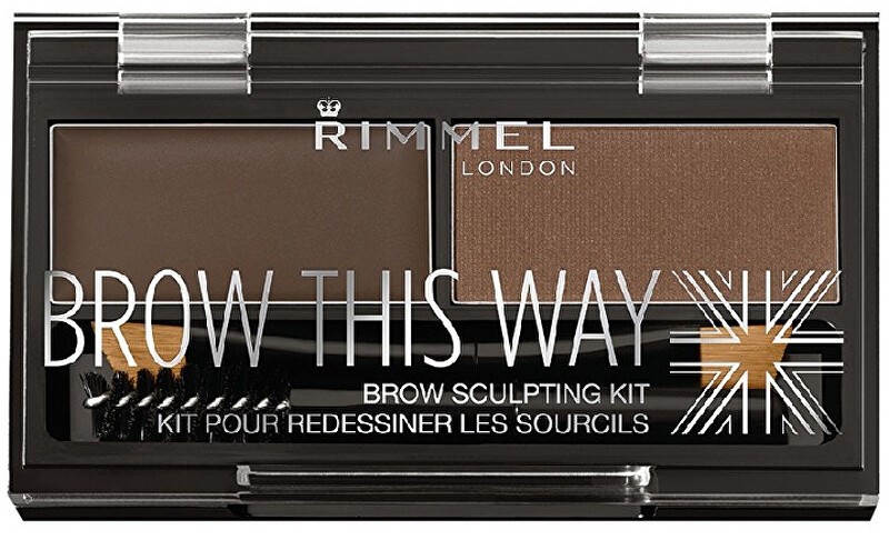 Rimmel London BROW THIS WAY eyebrow sculpting kit 003 dark brown donna