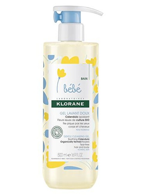 Klorane Beb Gentle Cleansing Gel Soothing Calendula 500ml Unisex