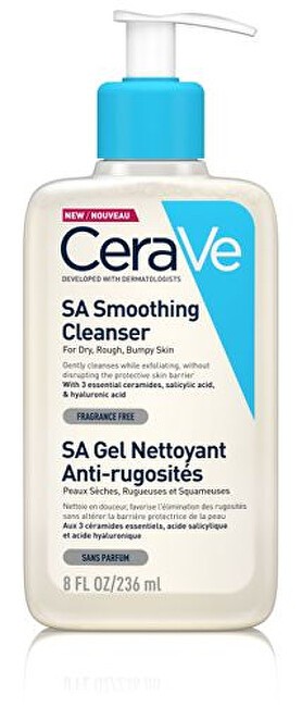 Cerave SA SMOOTHING CLEANSER for dry rough bumpy skin 236 ml Donna