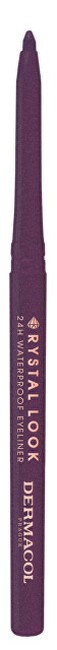 Dermacol Crystal Look 24H Waterproof Eyeliner Eyeliner automatico 2 Viola Donna