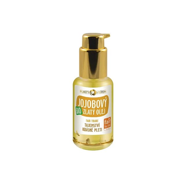 Purity Vision Olio di Jojoba Dorato Biologico - Commercio Equo e Solidale - Volume: 45ml donna