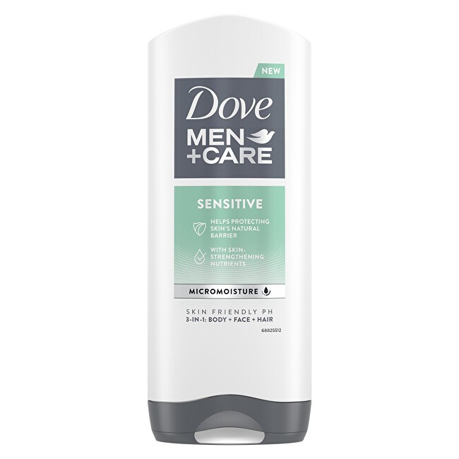Dove Gel doccia MenCare Sensitive 3 in 1 uomo 400ml