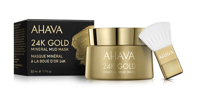 Ahava Maschera viso al fango minerale oro 24K 50ml Donna