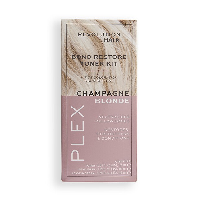 Revolution Haircare Plex Bond Restore Toner Kit Barva na vlasy 90 ml donna Chestnut