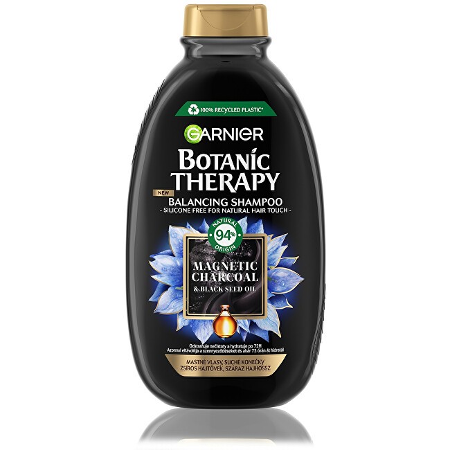 Garnier Botanic Therapy Magnetic Charcoal Black Seed Oil Shampoo Donna 400ml