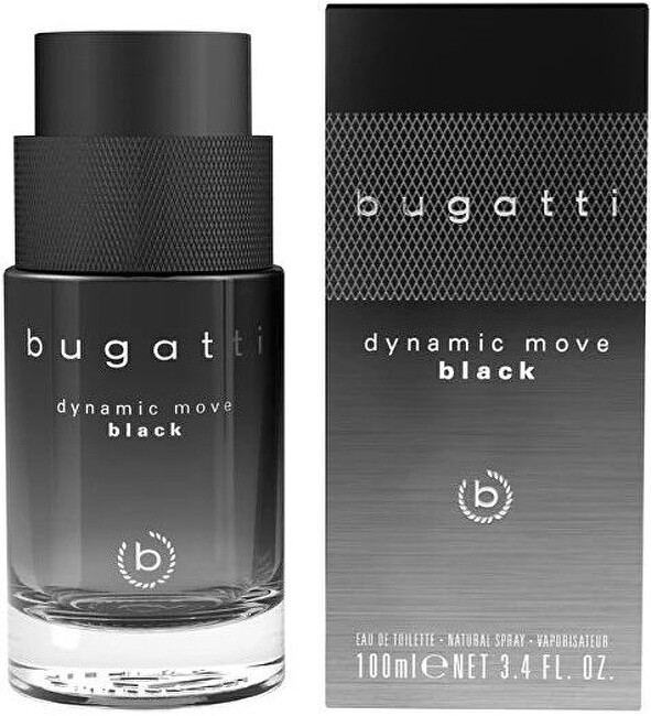 Bugatti Dynamic Move Black eau de toilette spray 100ml