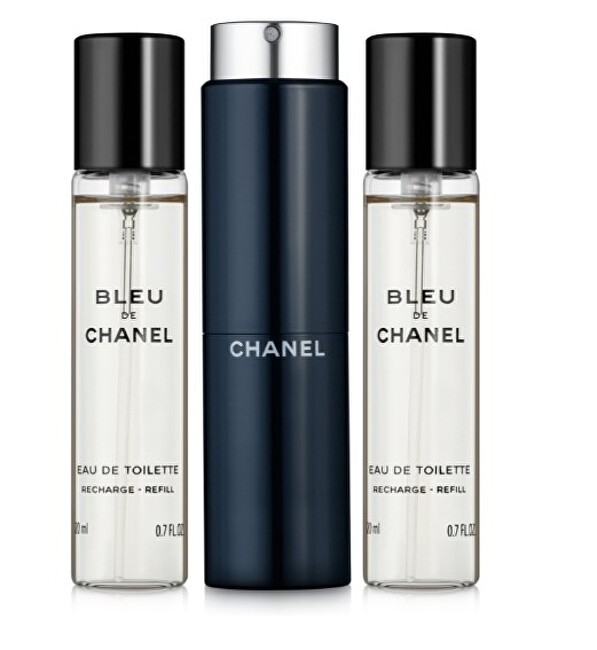 Chanel Bleu de Chanel 3x20ml Eau de toilette da Uomo 60ml