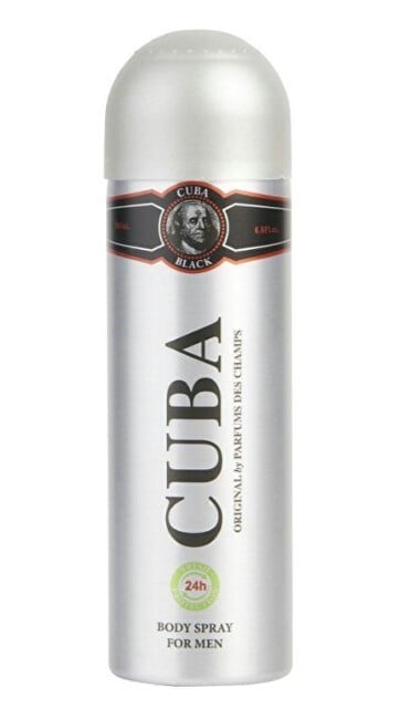 Cuba Black Deodorant VAPO 200 ml uomo
