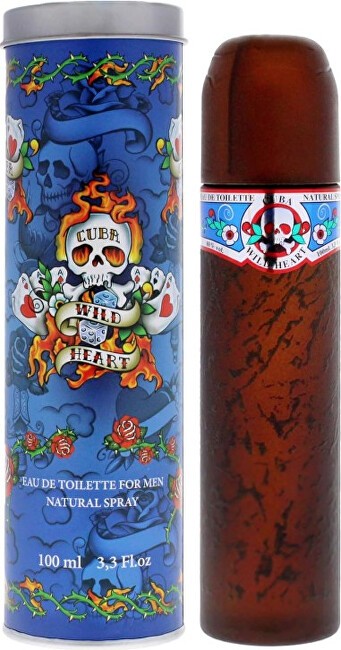 Cuba Cuore selvaggio di Cuba Eau de toilette da Uomo 100ml