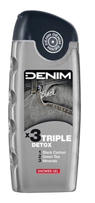 Denim Black shower gel uomo 400ml