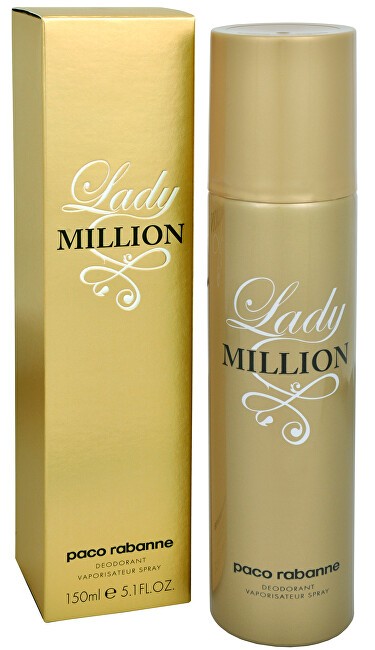 Paco Rabanne Lady Million Deospray donna 150ml