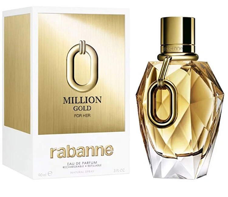 Paco Rabanne Million Gold For Her eau de parfum Spray 50ml Refillable