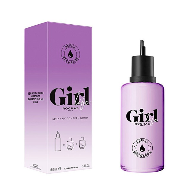 Rochas Girl Life eau de parfum ricarica donna 150ml