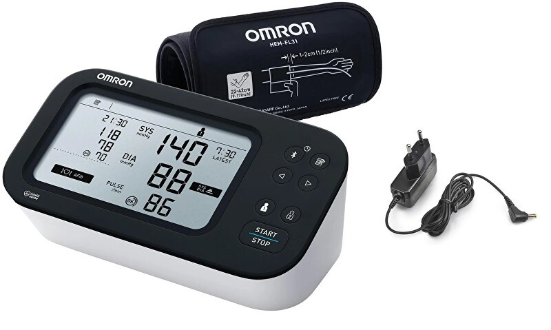 Omron Tonometro OMRON M7 Intelli IT AFib + adattatore unisex