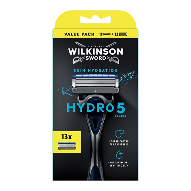 Wilkinson Rasoio elettrico Sword Hydro 5 + inserti 13 pezzi