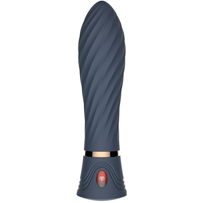 Sexy Elephant Vibratore doppio in silicone Blue Velvet donna