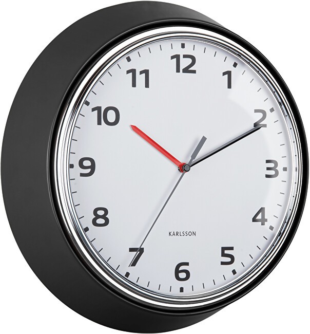Karlsson Orologio da parete di design KA6006BK unisex