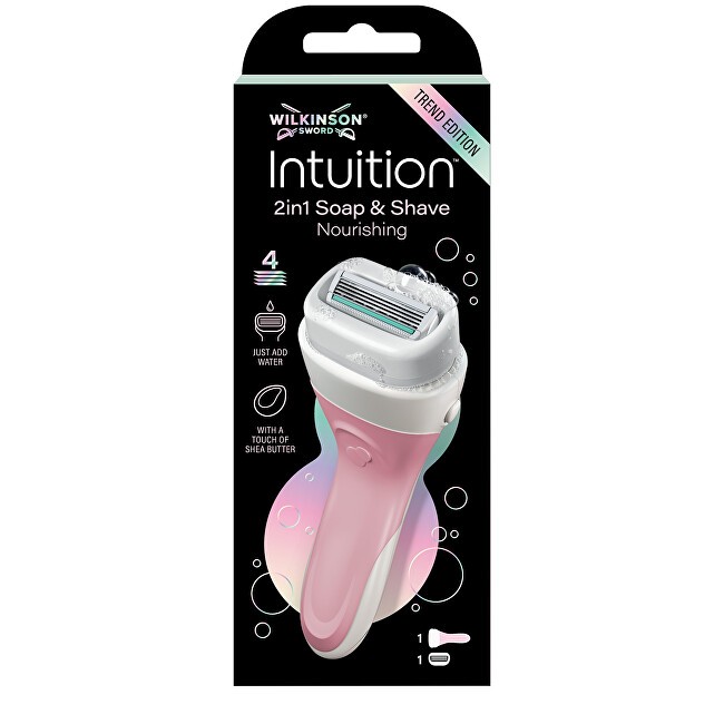 Wilkinson Sword Sapone e rasatura 2 in 1: rasoio nutriente + 1 testina donna