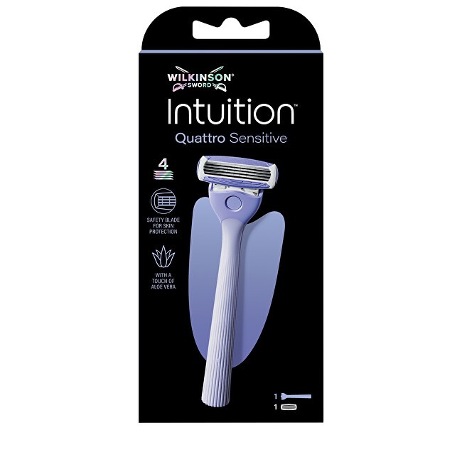 Wilkinson Rasoio elettrico Sword Intuition Quattro Sensitive per donna, 1 pezzo.