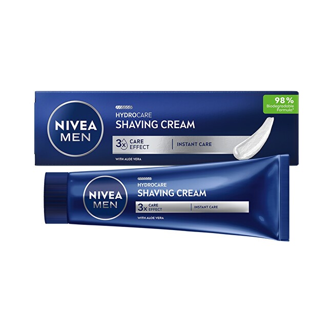Nivea Crema da barba Hydrocare crema da barba delicata 100 ml uomo