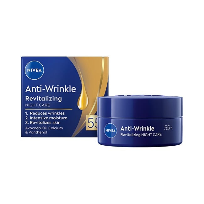 Nivea Crema notte rinfrescante antirughe + rivitalizzante 50+ donna