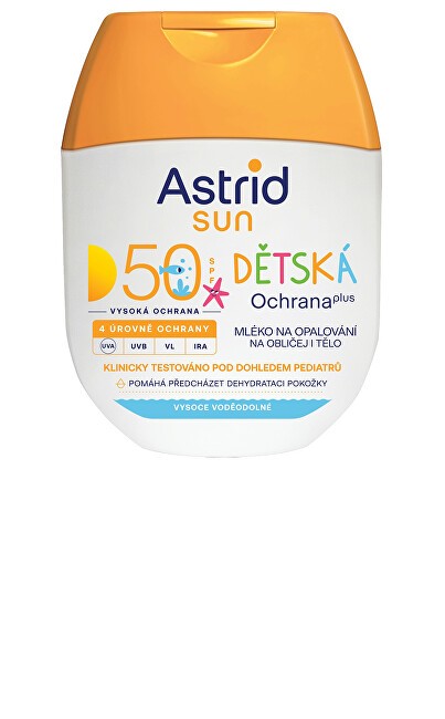 Astrid Lozione abbronzante per bambini per viso e corpo SPF 50 Sun 60ml bambino