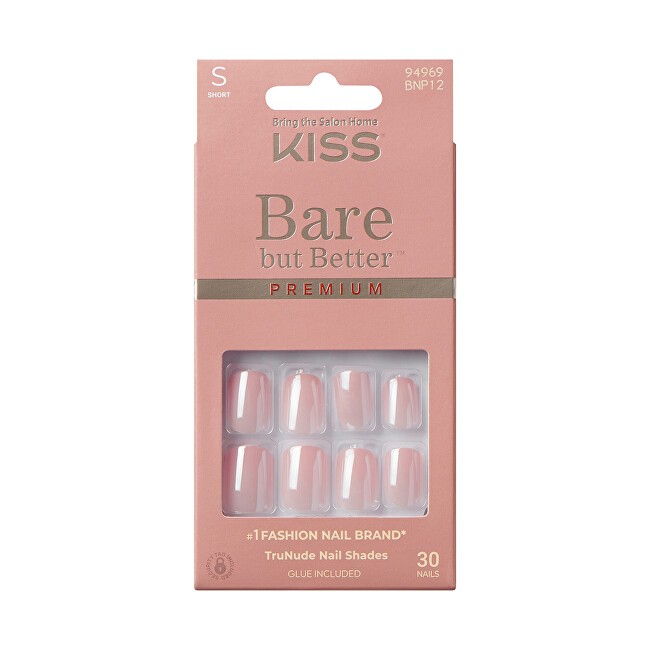 Kiss My Face Bare-But-Better Premium Nails - Gel Nails (30 pcs) donna