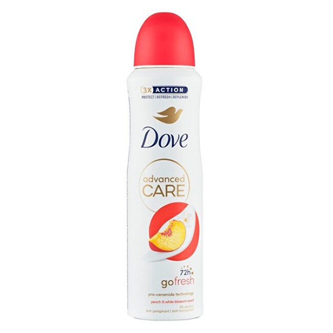 Dove Spray deodorante Advanced Care Pesca e Fiori Bianchi Deodorante 150 ml donna