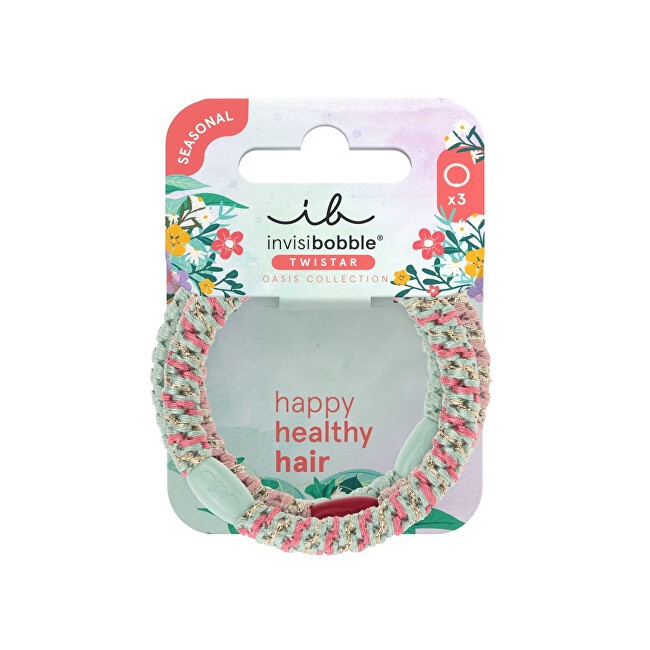 Invisibobble Twistar Oasis Mint Braids - Rubber band 3 pcs donna