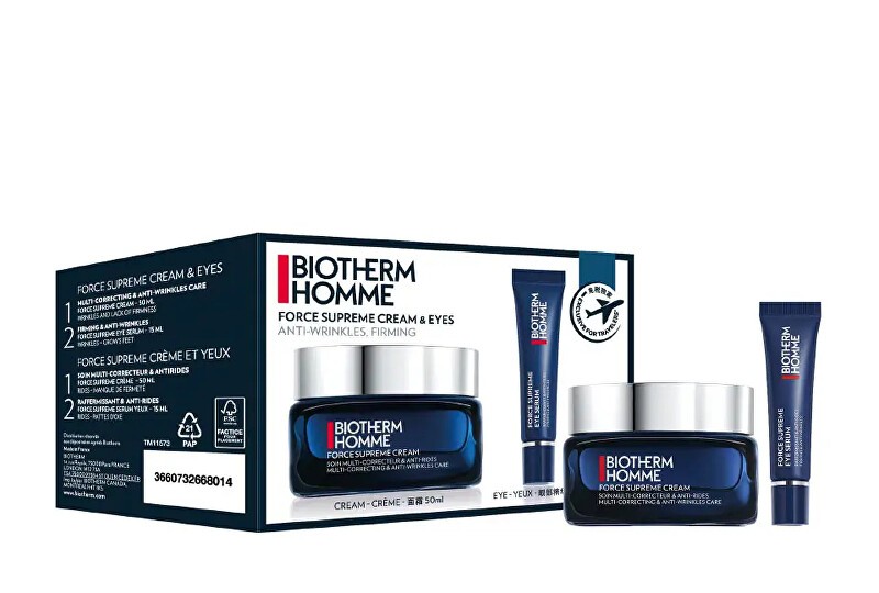 Biotherm Set regalo Force Supreme per la cura dell'uomo donna