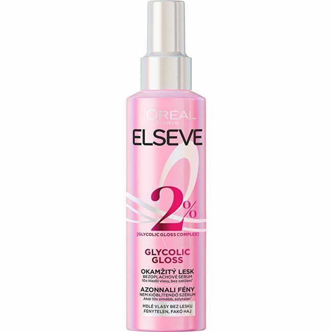 L'Oréal Paris Siero senza risciacquo per una lucentezza immediata dei capelli Elseve Glycolic Gloss 150ml donna