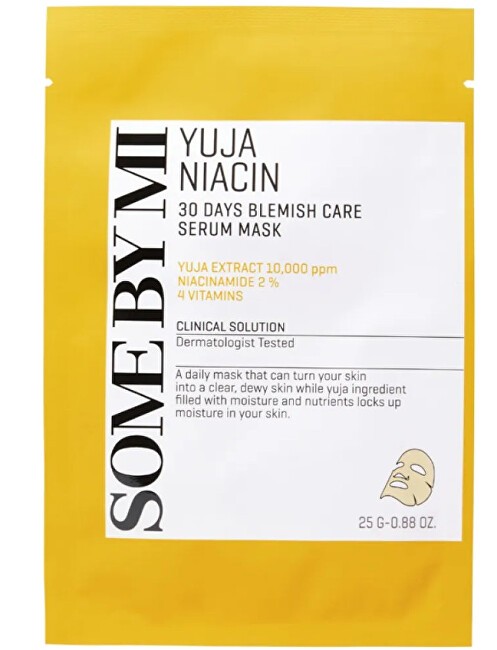 Some By Mi Yuja Niacin 30 Days Blemish Care Serum Mask 25 g