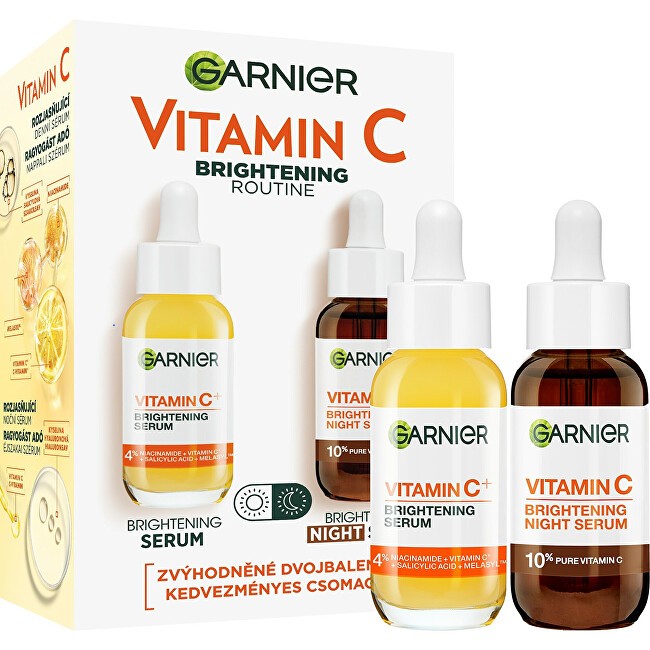 Garnier Set regalo per la cura della pelle illuminante alla vitamina C donna