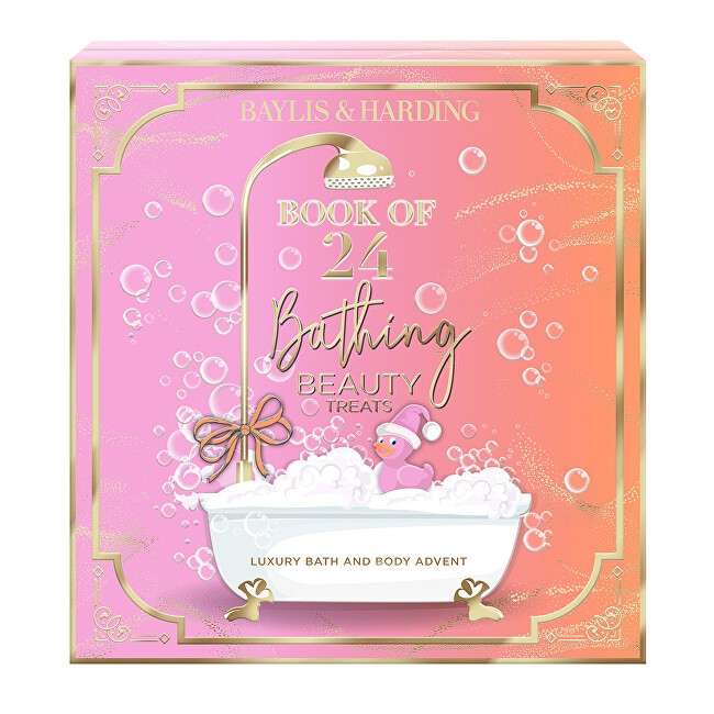 Baylis & Harding Calendario dell'Avvento con olio di jojoba, vaniglia e mandorle - Set regalo donna