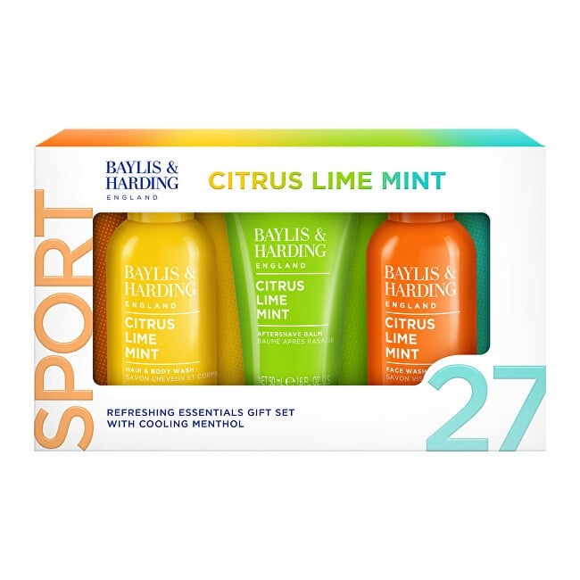 Baylis & Harding Set regalo Agrumi, Lime e Menta 3 pezzi uomo