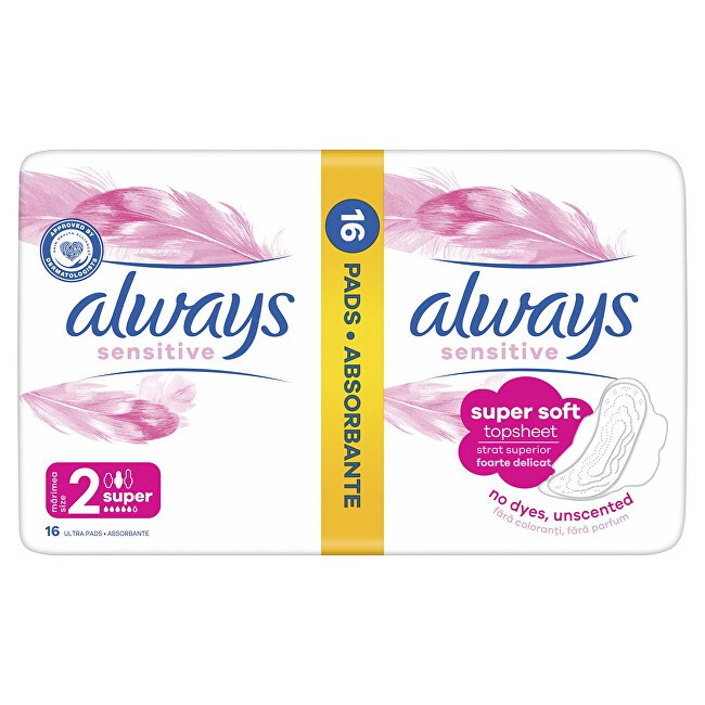 Always Assorbenti igienici Ultra Sensitive Super Duo, confezione da 16 pezzi donna