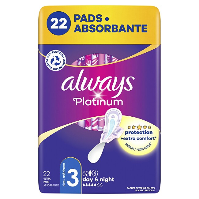 Always Assorbenti igienici Ultra Platinum Night, 22 pezzi donna