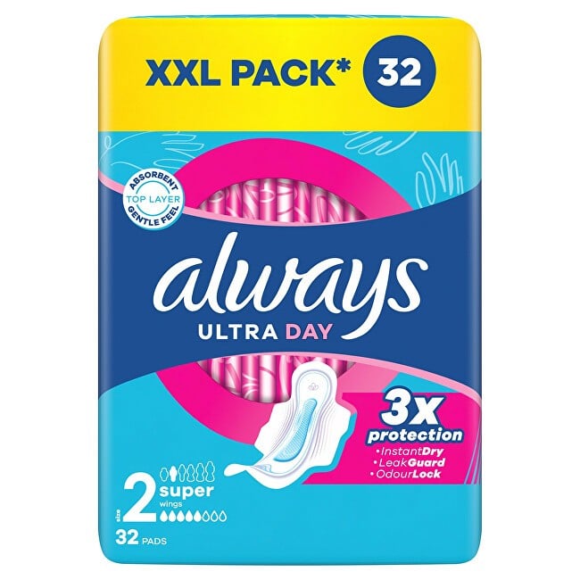 Always Assorbenti igienici Ultra Day Super Quattro, 32 pezzi donna