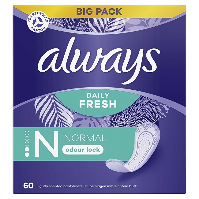 Always Salvaslip Daily Fresh Normal 60 pezzi donna